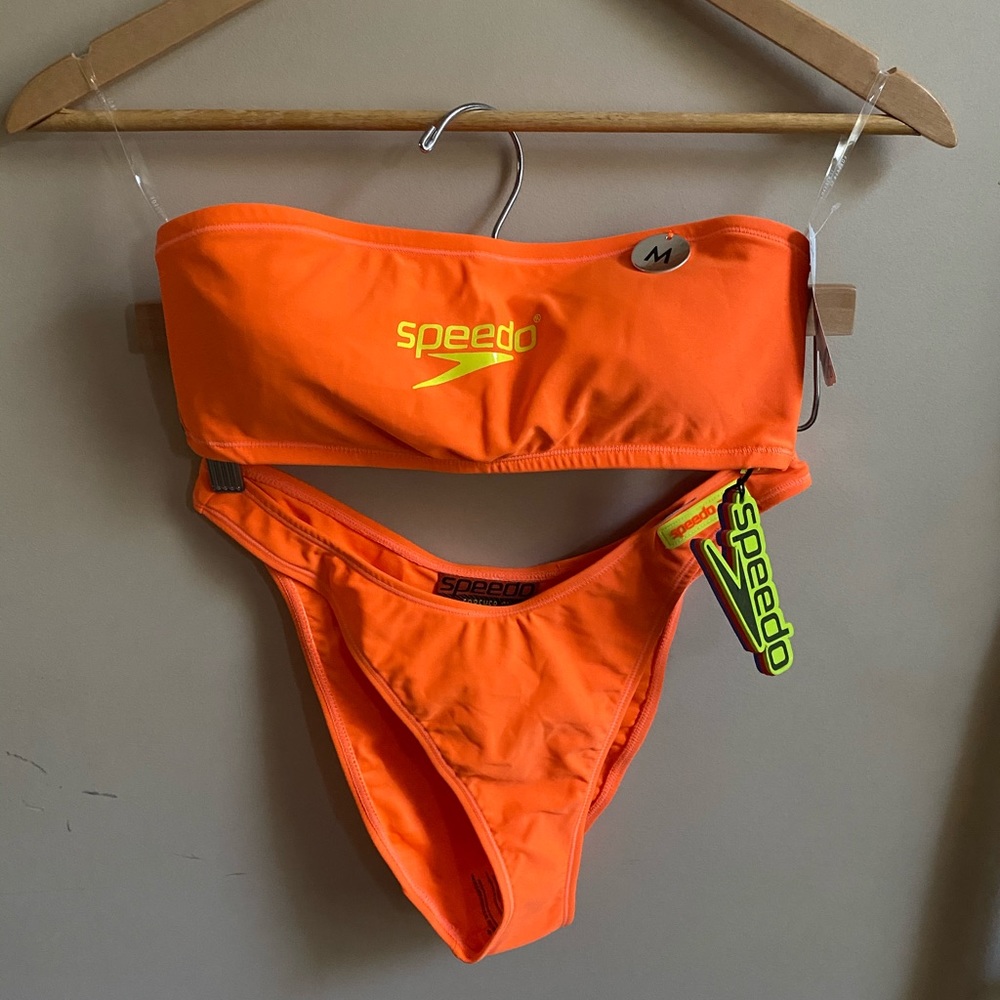 Speedo x Forever 21 neon bathing suit